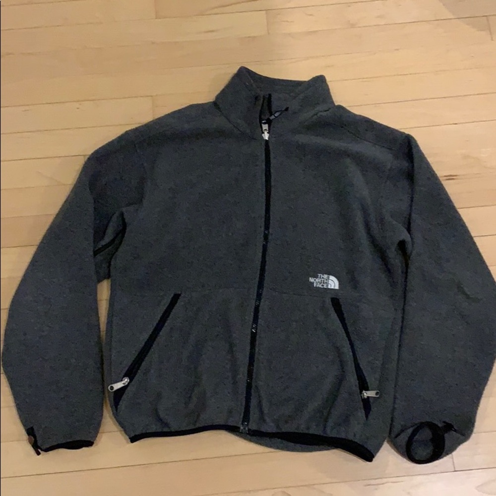North Face men’s grey fleece